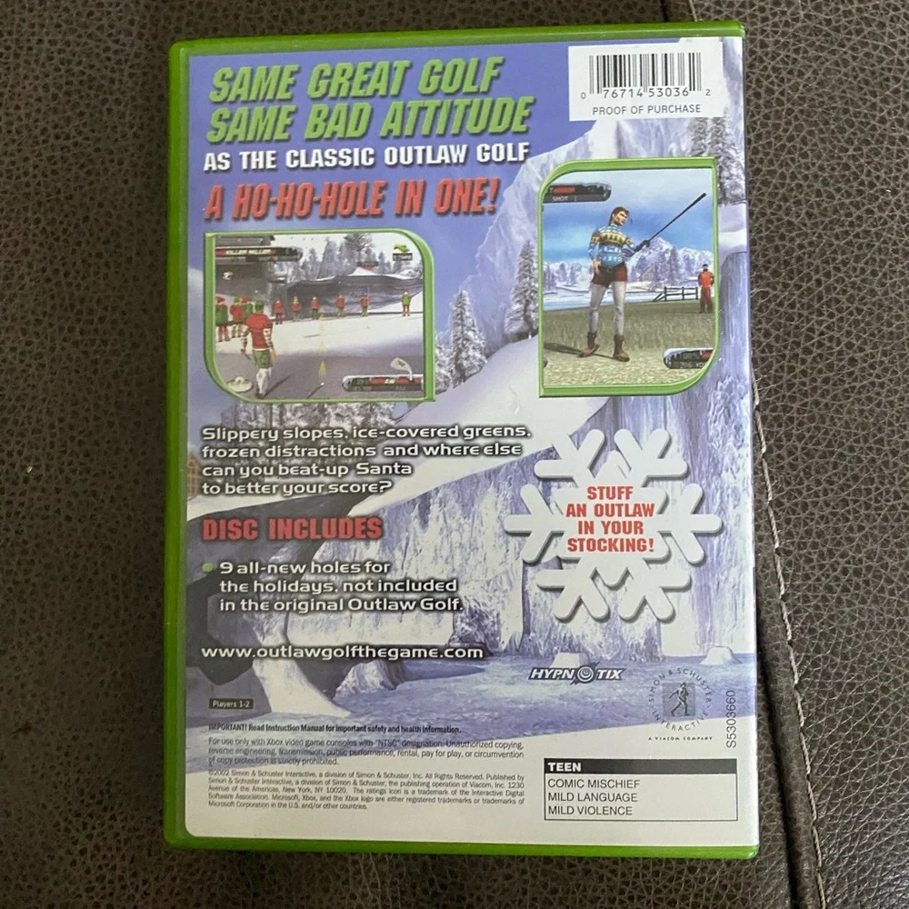 Outlaw Golf - Holiday Golf (Microsoft Xbox, 2002)
